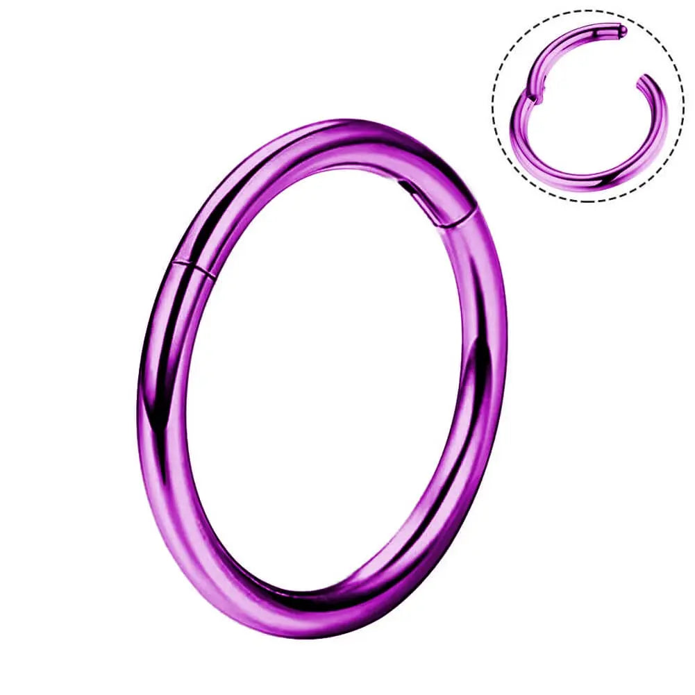 Minimalist Plain Hoop Nose Ring