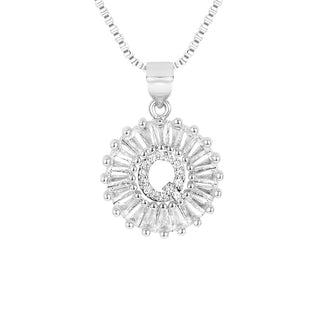 Circle Initial Necklace