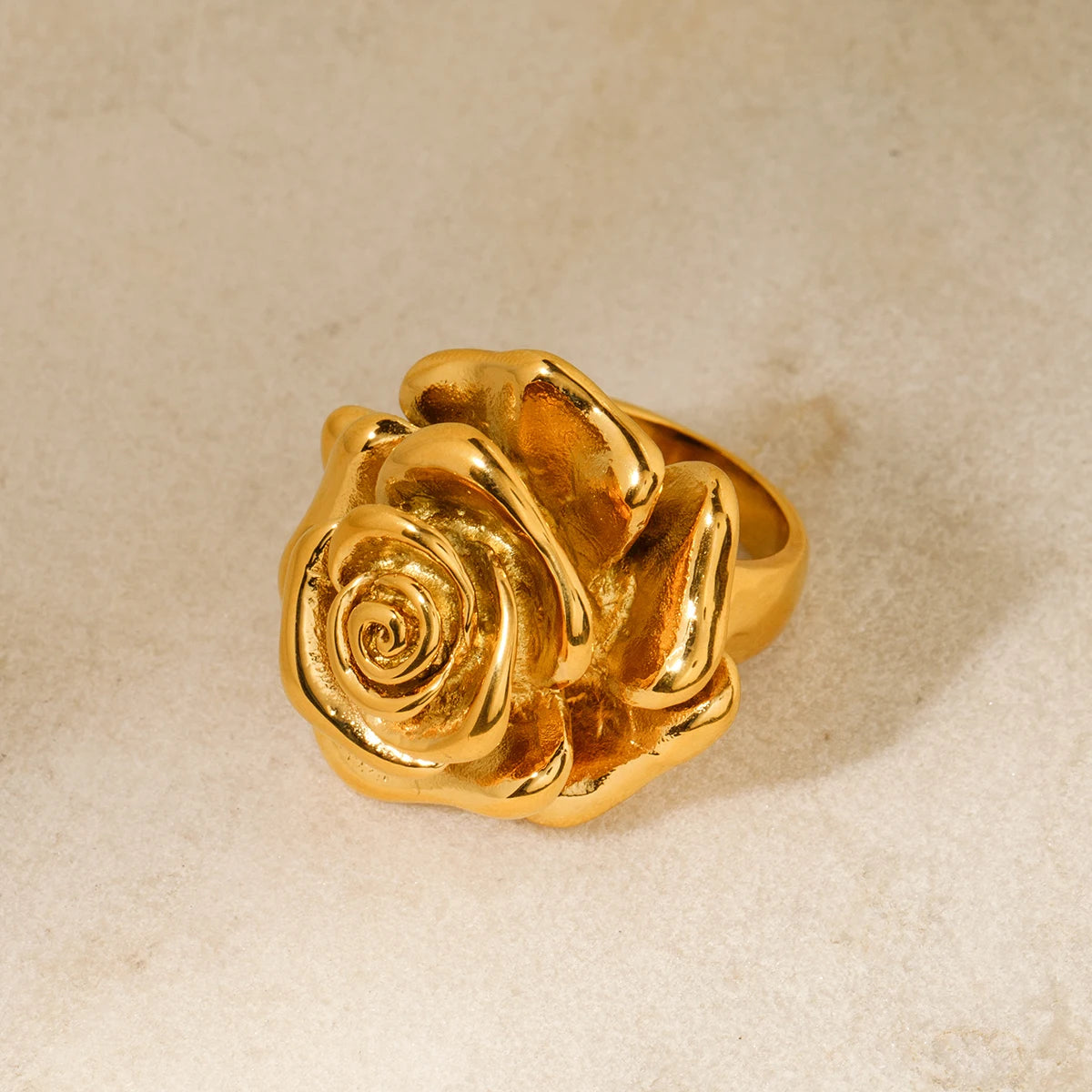 18k Rose Signet Ring