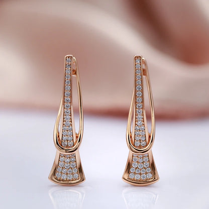 Classy Layered Diamond Accented Earrings