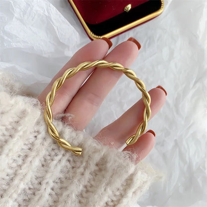 Classy Twist Cuff Bracelet