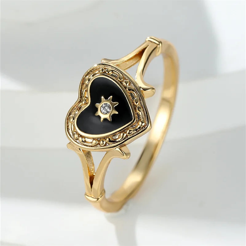 Antique Inspired Heart Ring