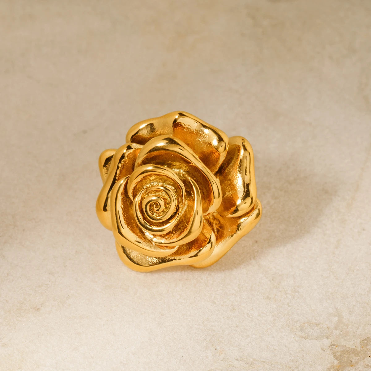 18k Rose Signet Ring