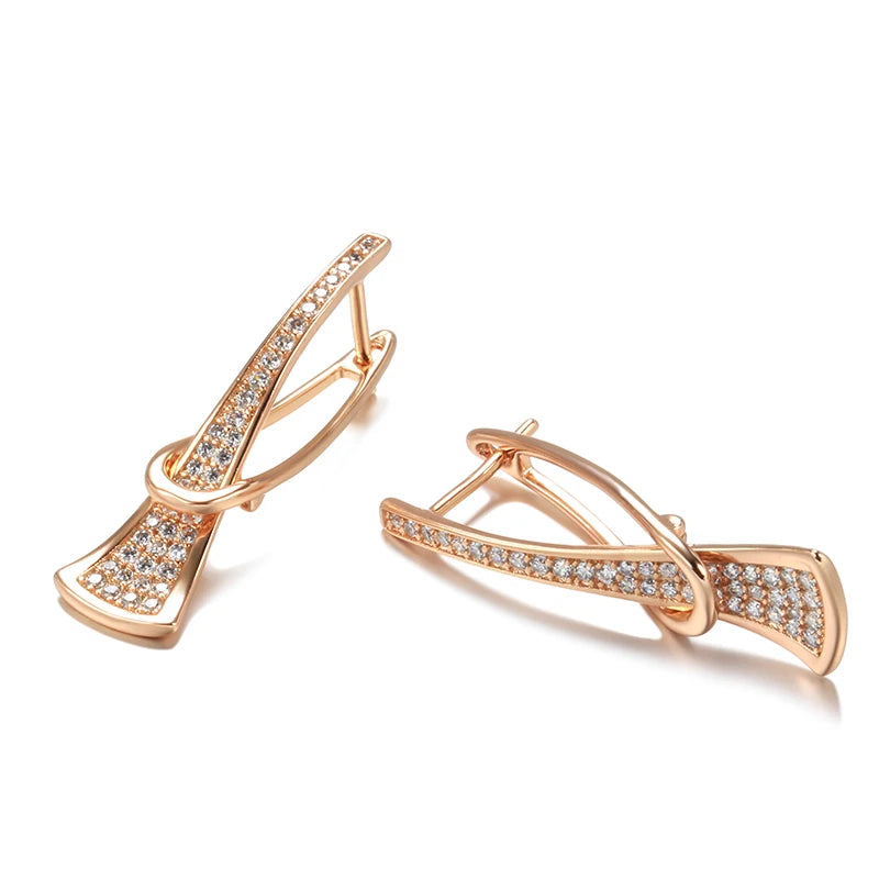 Classy Layered Diamond Accented Earrings