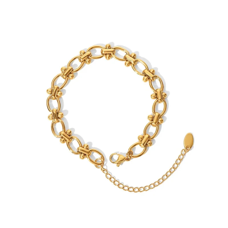 Dainty Oval Accented Bracelet