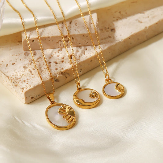 Dainty Shell Astrological Necklaces