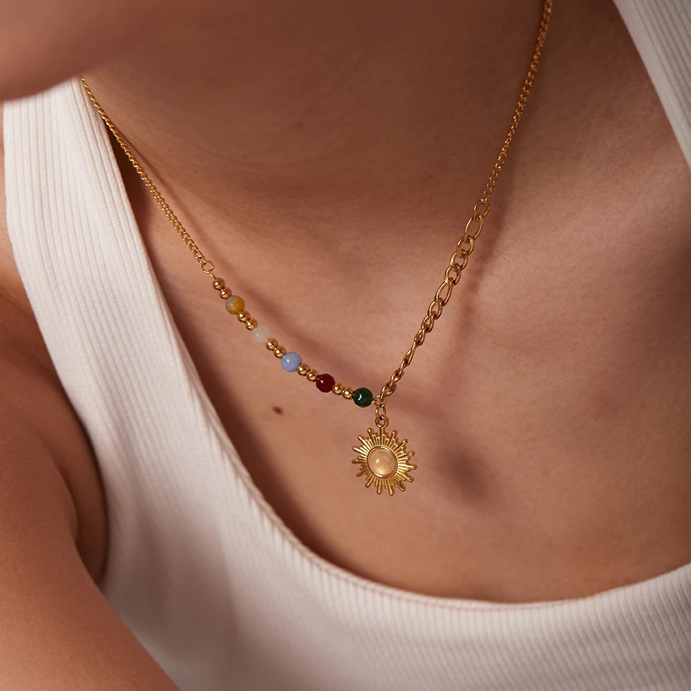 Dainty Sunshine Playful Necklace