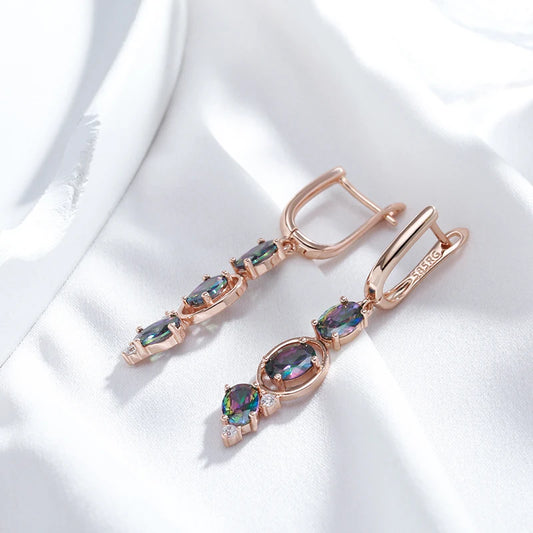 Sparkling Dangle Diamonds Earrings