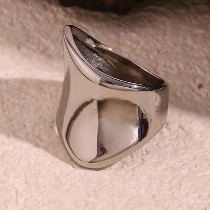 18k Wide Waves Classy Ring