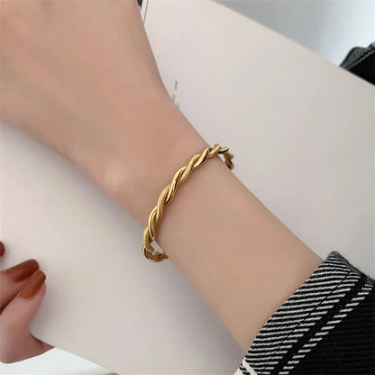 Classy Twist Cuff Bracelet