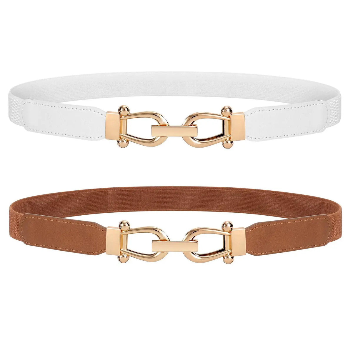 Retro Slim Stretch Waist Belt Set