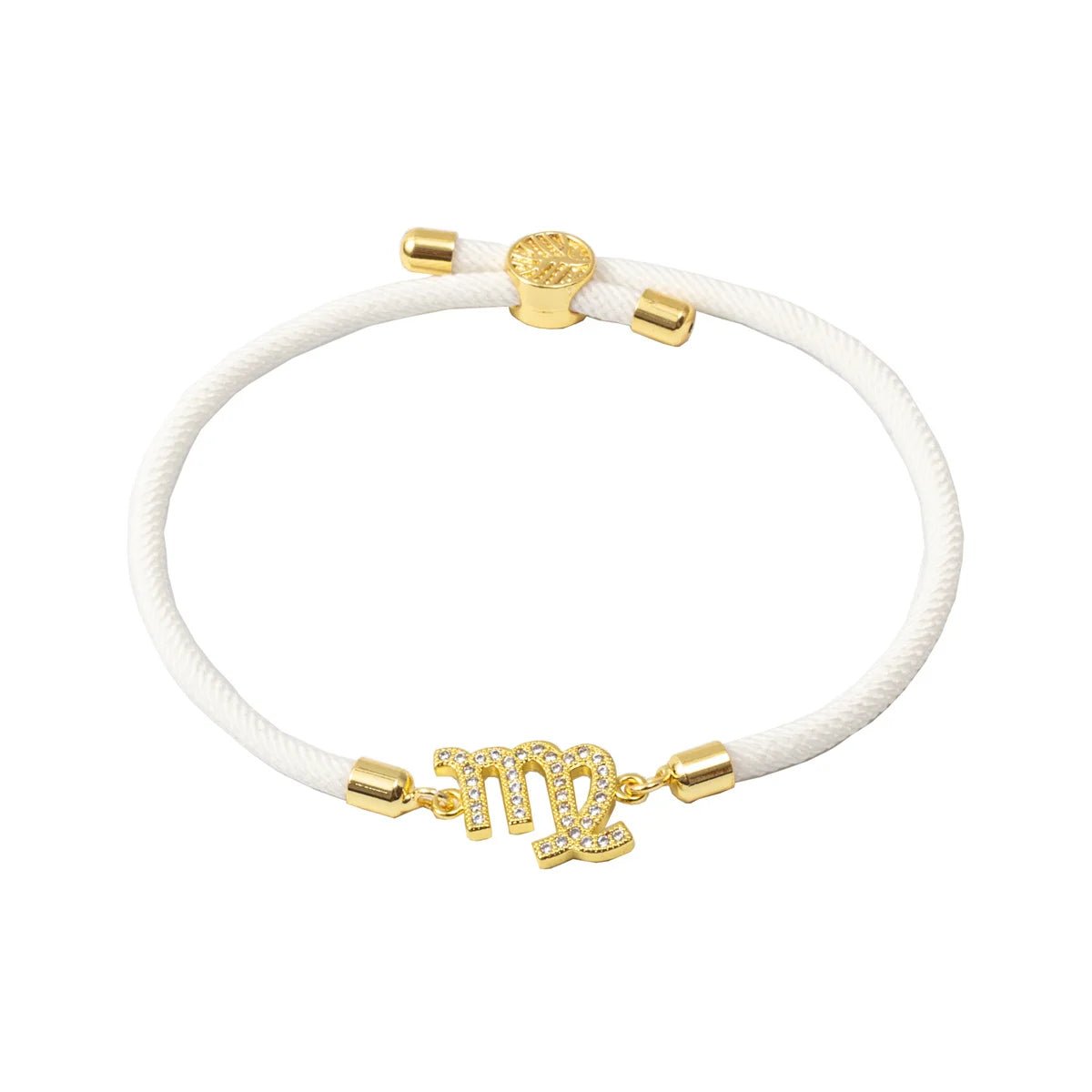 Adjustable Diamond Zodiac Sign Bracelet - Veinci