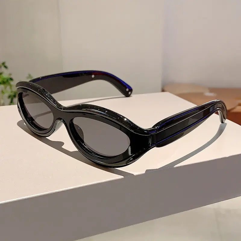Chic Y2K Oval Sunglasses