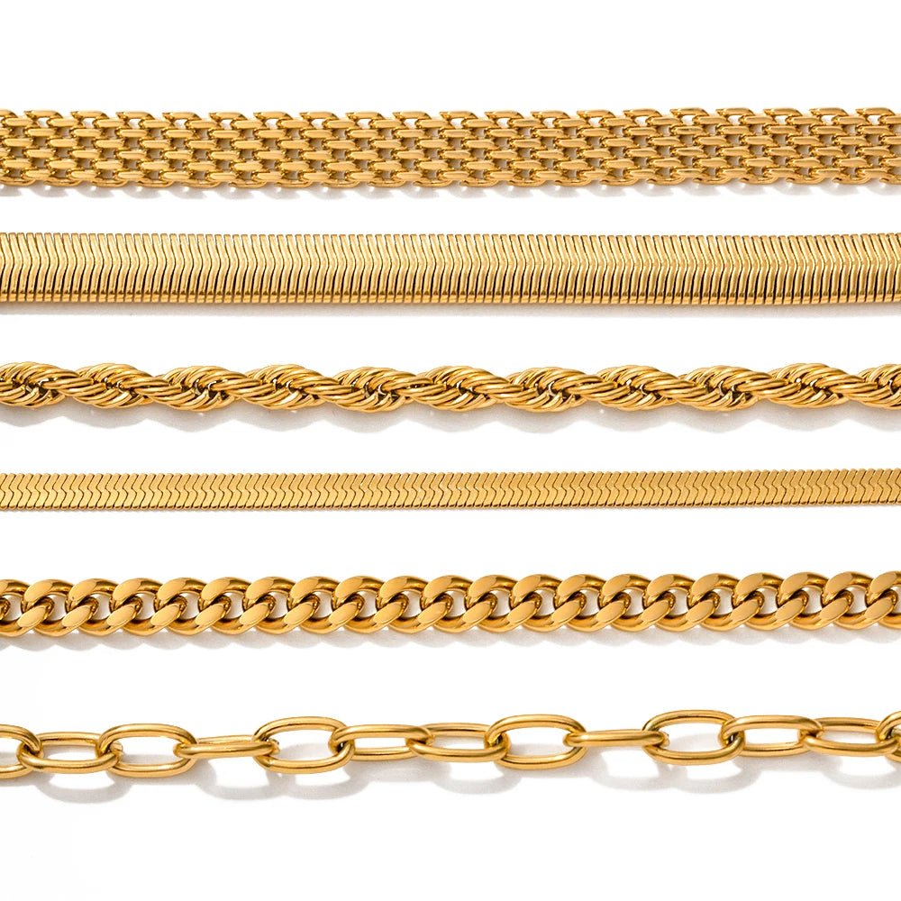 Classy Gold Mix & Match Bracelets - Veinci