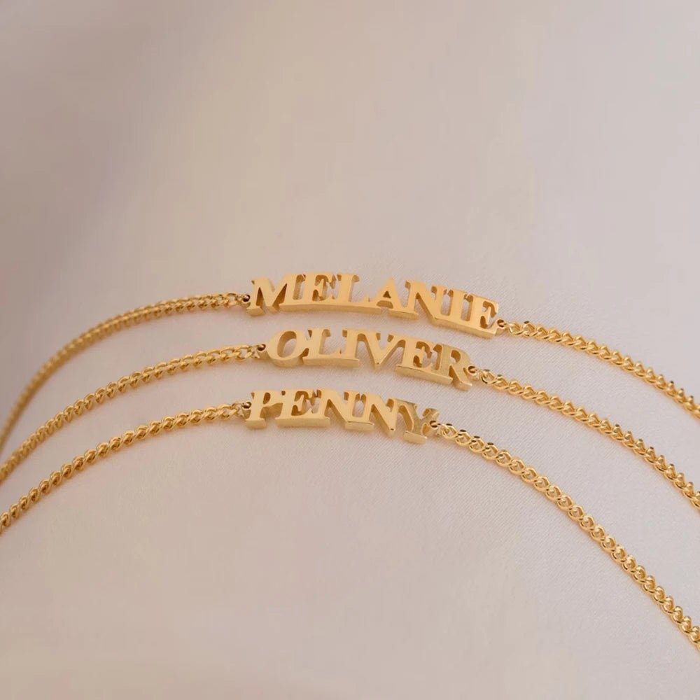 Customized Name Chain Bracelet - Veinci