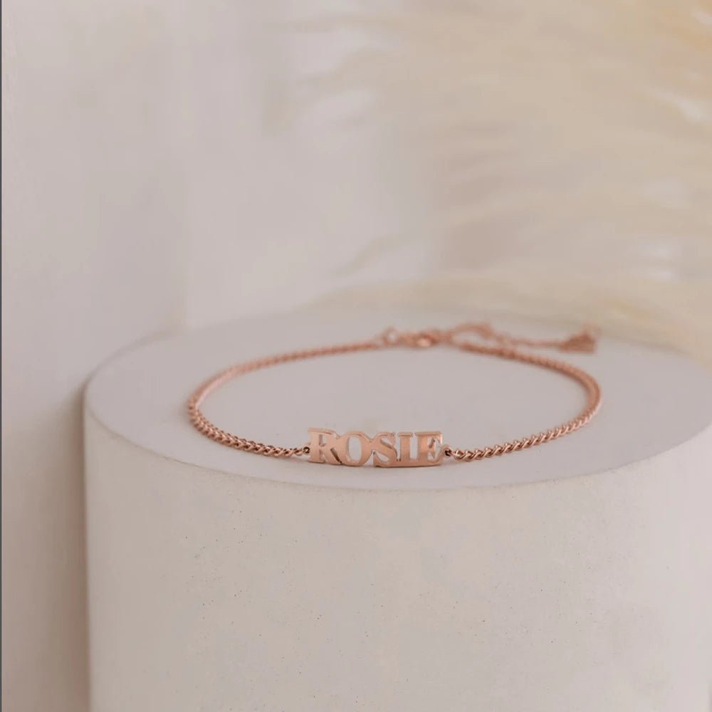 Customized Name Chain Bracelet - Veinci