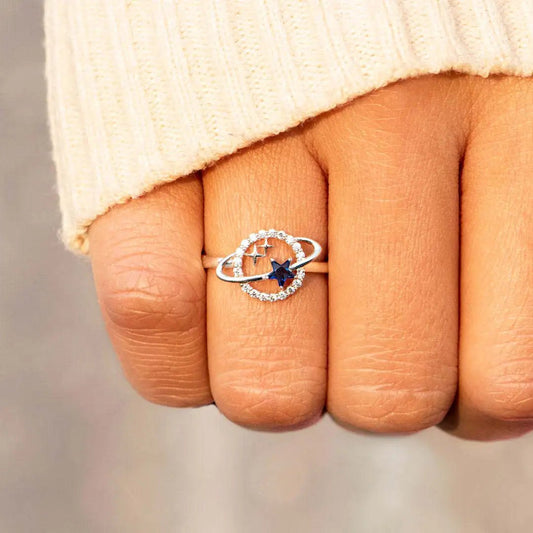 Dainty Astrology Star Ring - Veinci