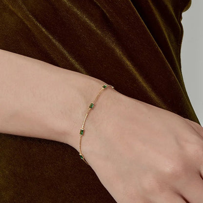 Dainty Aurora Chain Bracelets - Veinci