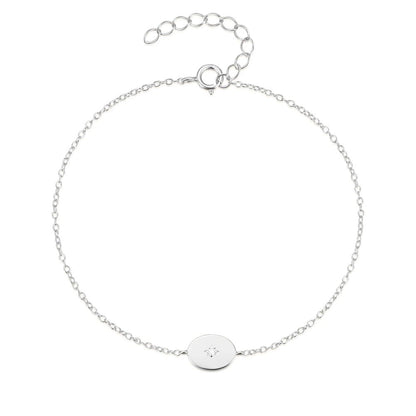 Dainty Chain North Star Bracelet - Veinci