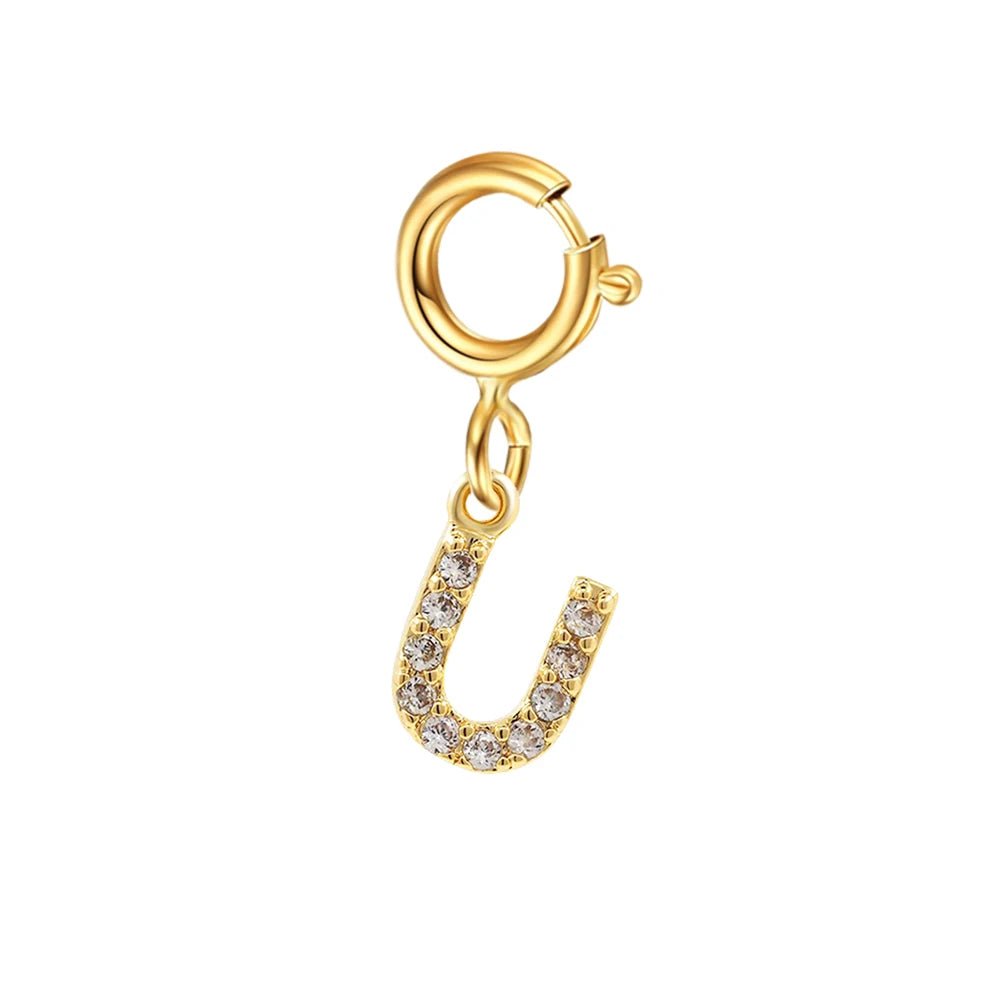 Dainty Cuban Figaro Chain Letter Initial Bracelet - Veinci