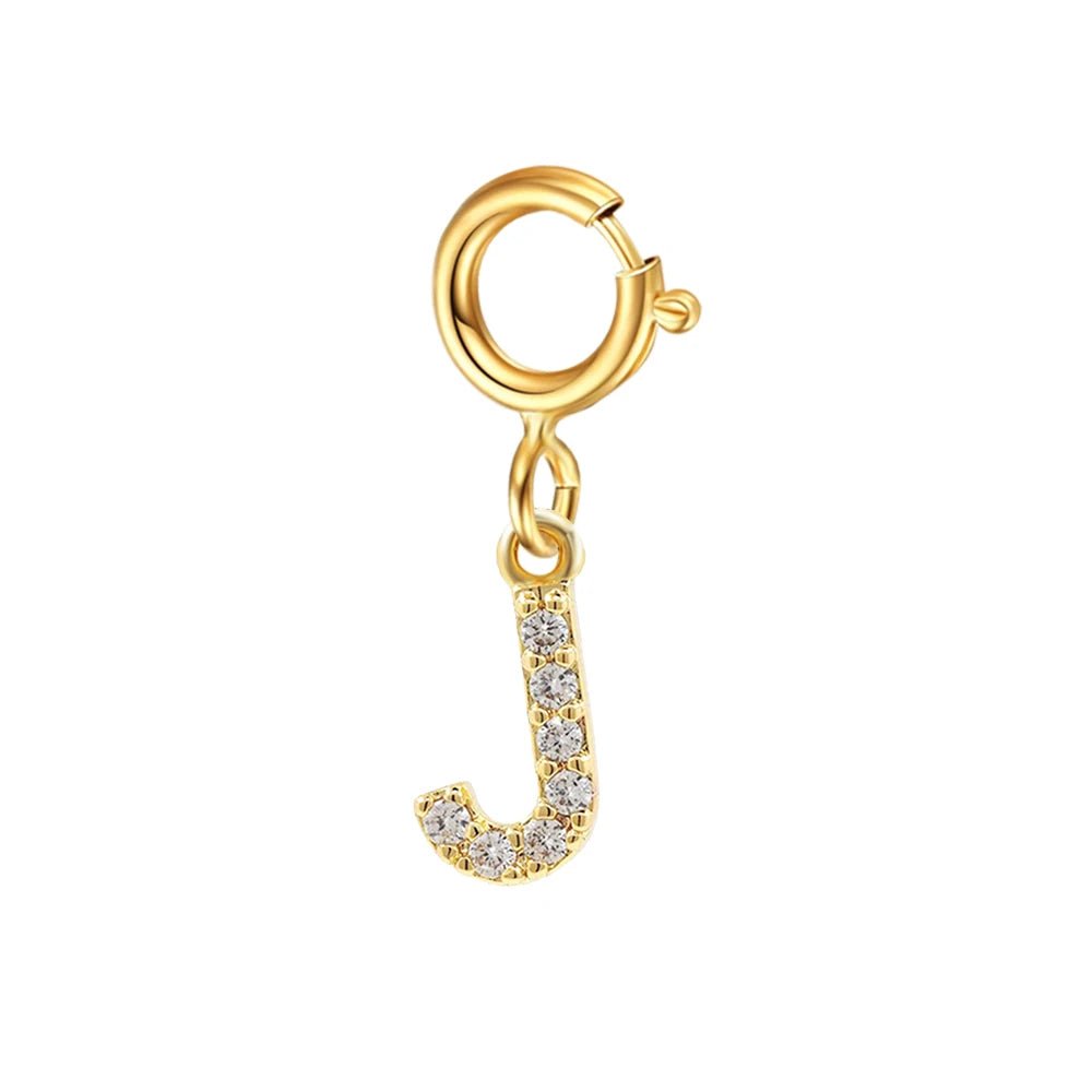 Dainty Cuban Figaro Chain Letter Initial Bracelet - Veinci