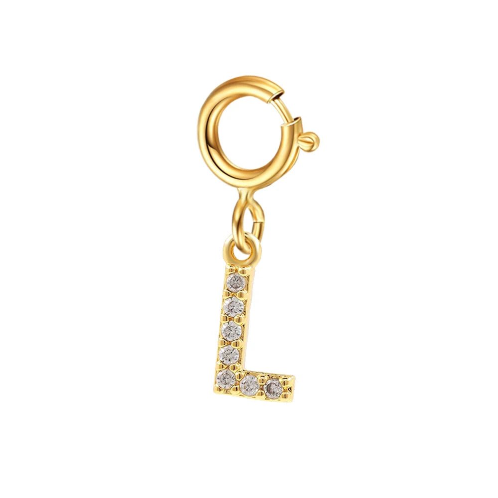 Dainty Cuban Figaro Chain Letter Initial Bracelet - Veinci