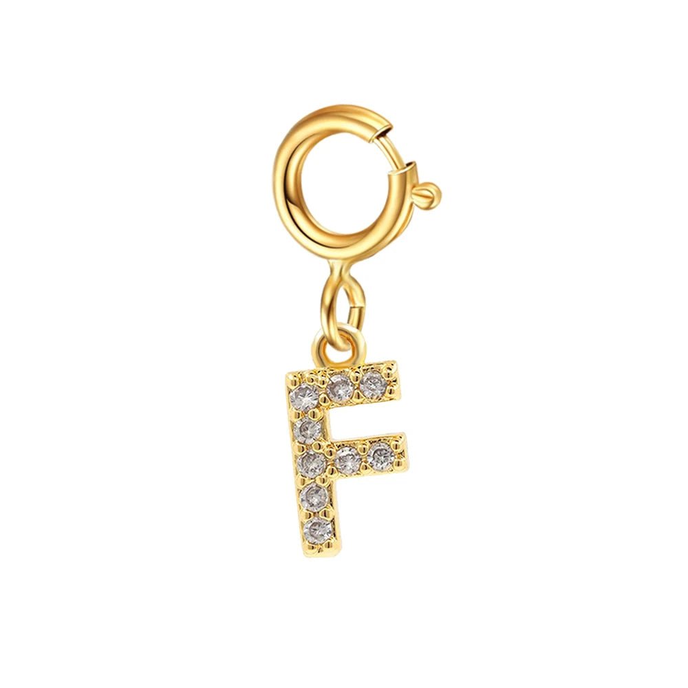 Dainty Cuban Figaro Chain Letter Initial Bracelet - Veinci