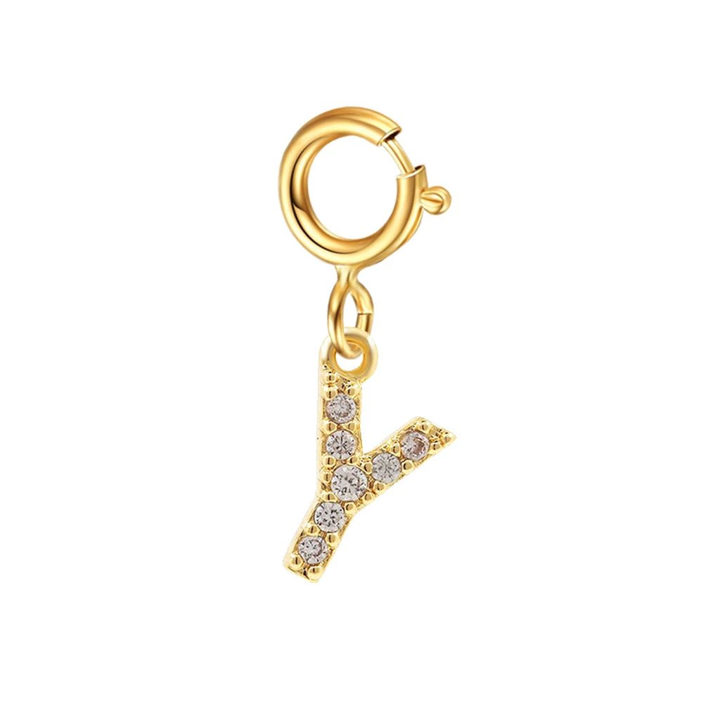 Dainty Cuban Figaro Chain Letter Initial Bracelet - Veinci