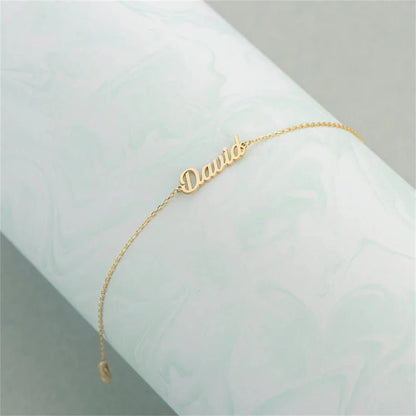 Dainty Custom Name Bracelet - Veinci