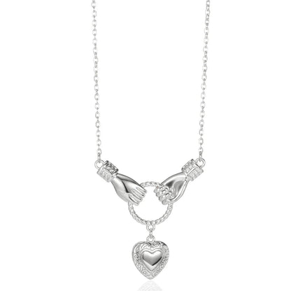 Dainty Holding Onto Love Necklace - Veinci