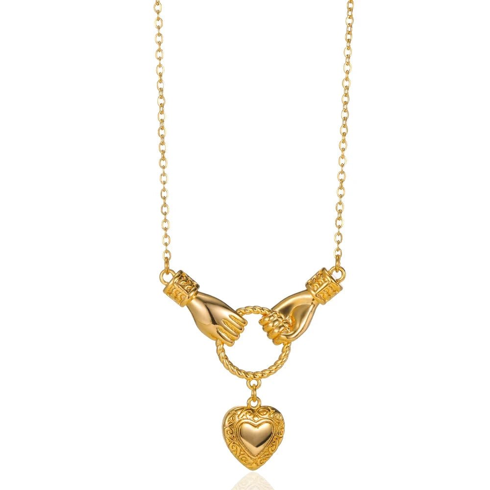 Dainty Holding Onto Love Necklace - Veinci