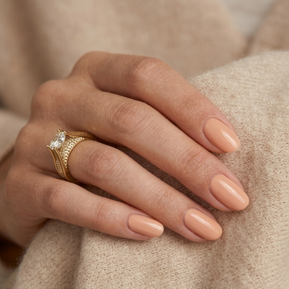 Vintage Oval Solitaire Ring