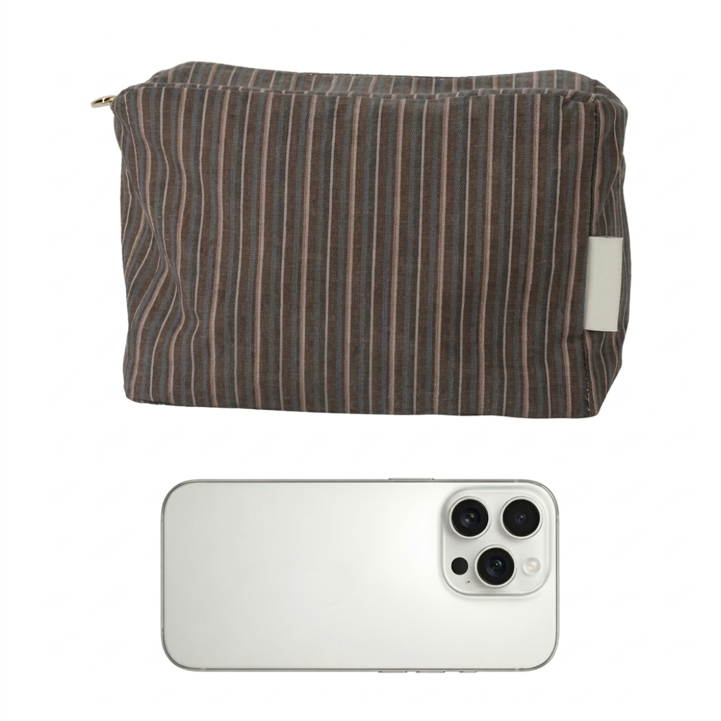 Japanese Style Zipper Makeup Pouch