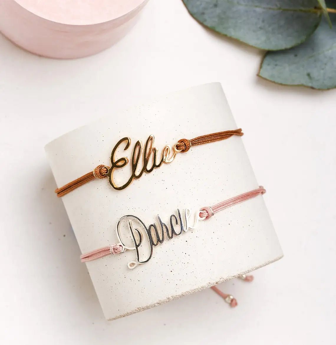 Elegant Cursive Name Rope Bracelet - Veinci