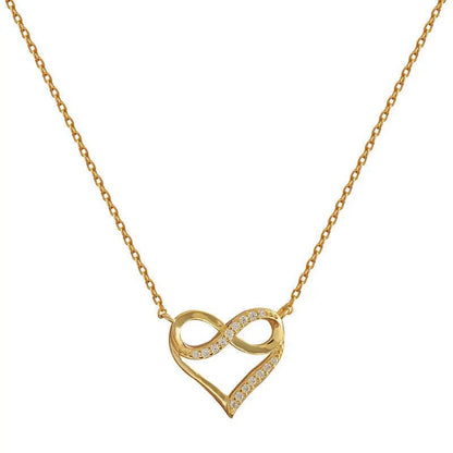 Eternal Love Infinity Heart Necklace - Veinci