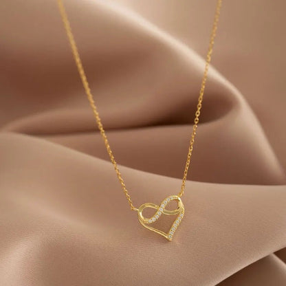 Eternal Love Infinity Heart Necklace - Veinci