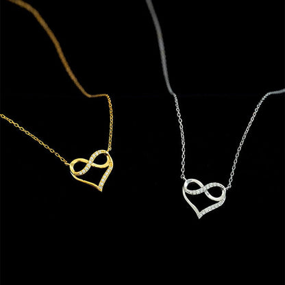 Eternal Love Infinity Heart Necklace - Veinci