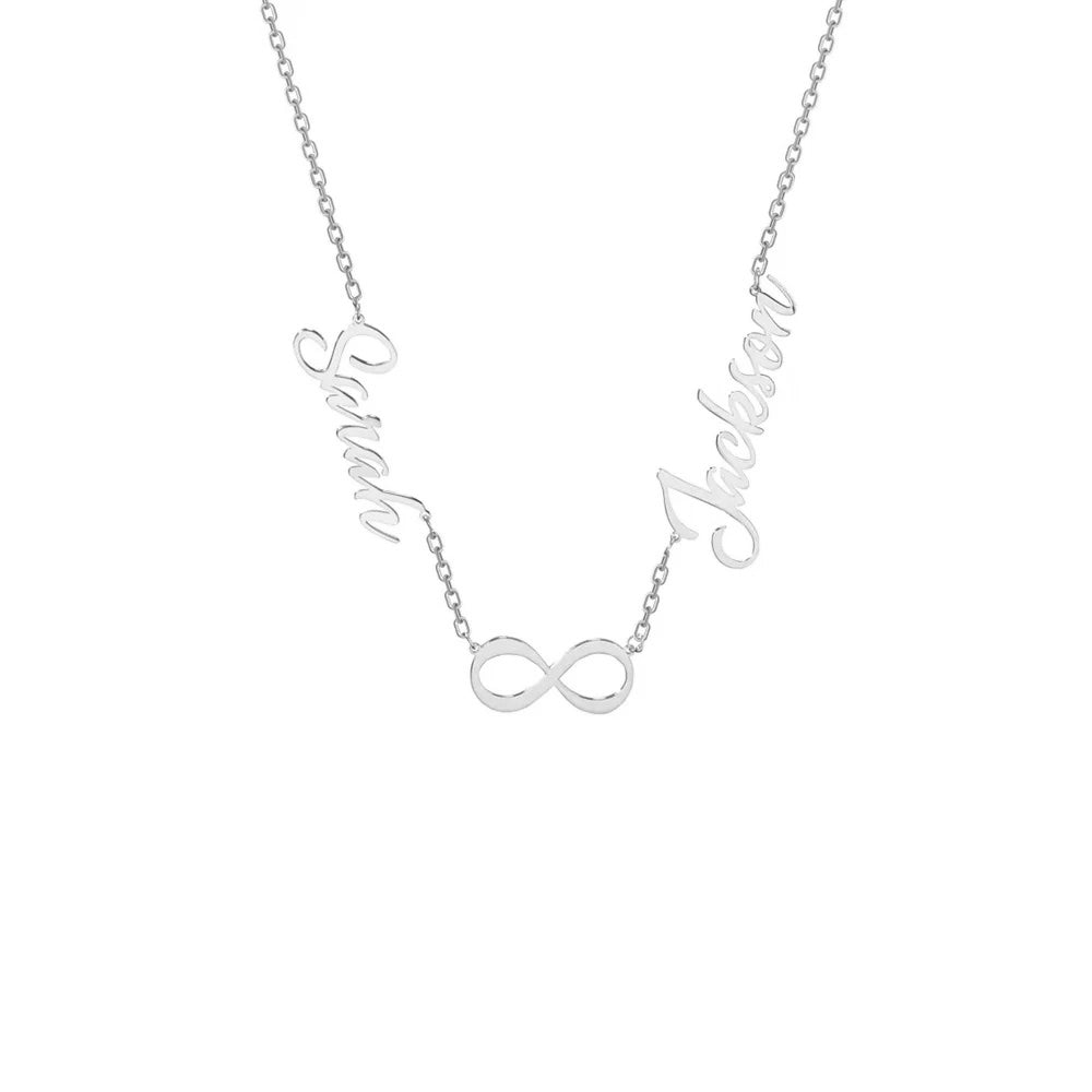 Eternal Love Infinity Name Necklace - Veinci