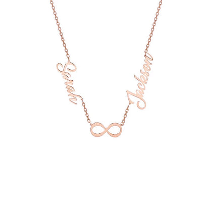 Eternal Love Infinity Name Necklace - Veinci