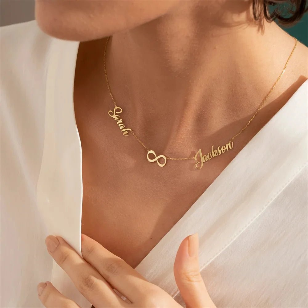 Eternal Love Infinity Name Necklace - Veinci