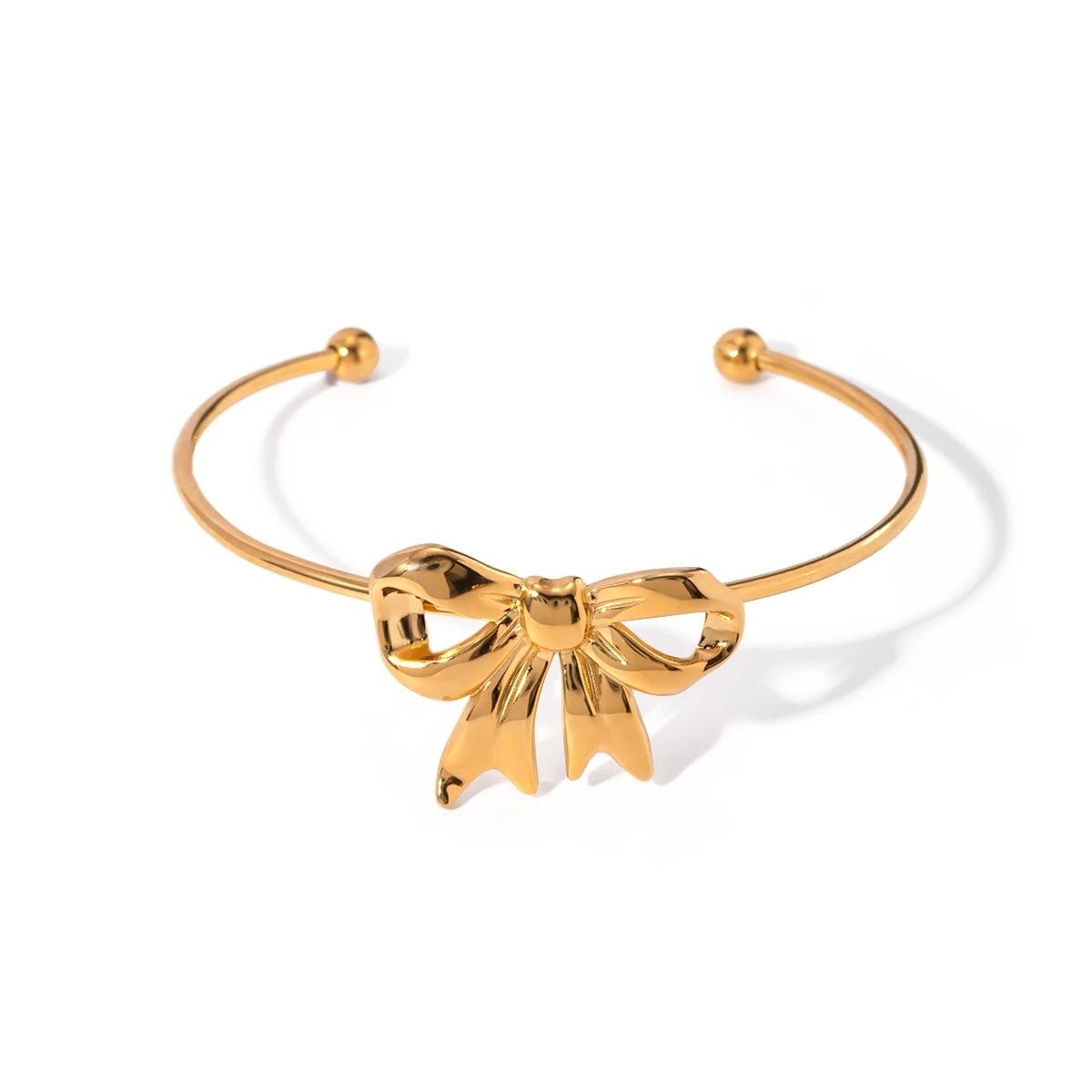 Feminine Bow Cuff Bracelets - Veinci