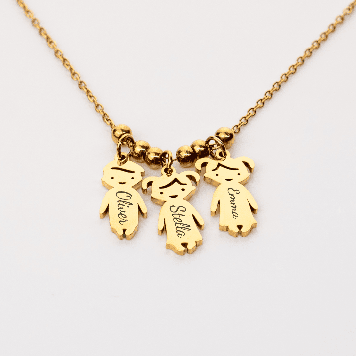 Dainty Family Charm Necklace