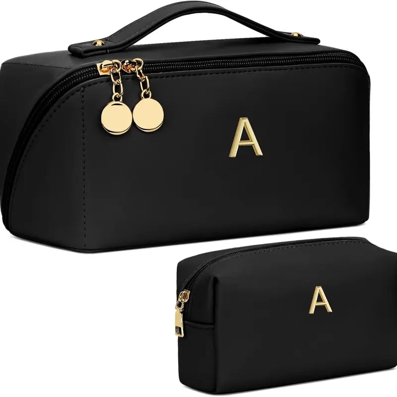Personalized Initial Makeup Bag