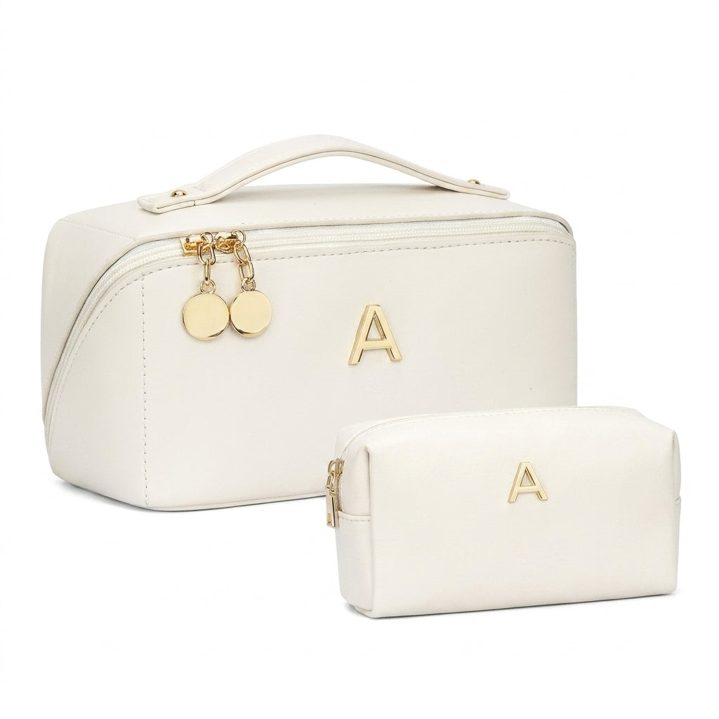 Personalized Initial Makeup Bag