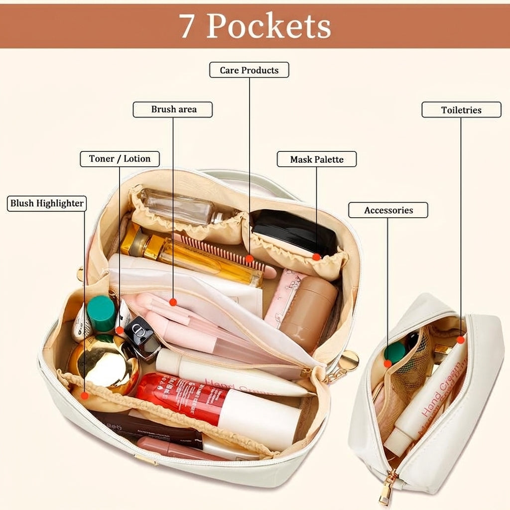 Personalized Initial Makeup Bag