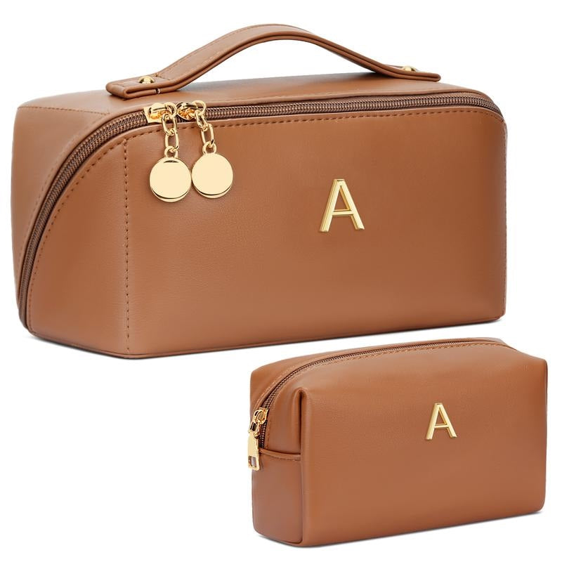 Personalized Initial Makeup Bag