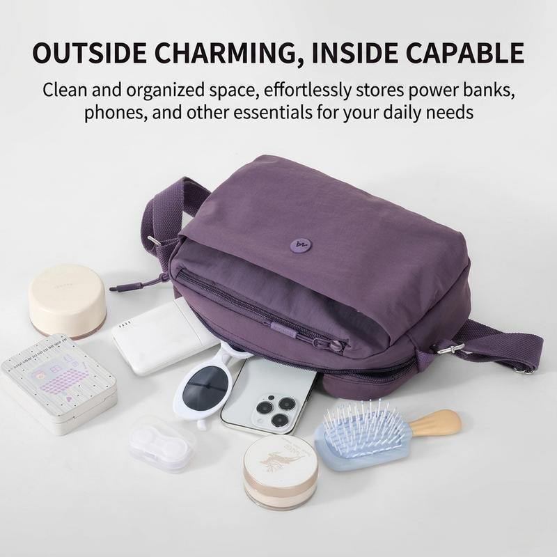 Lightweight Water-Repellent Everyday Sling Bag