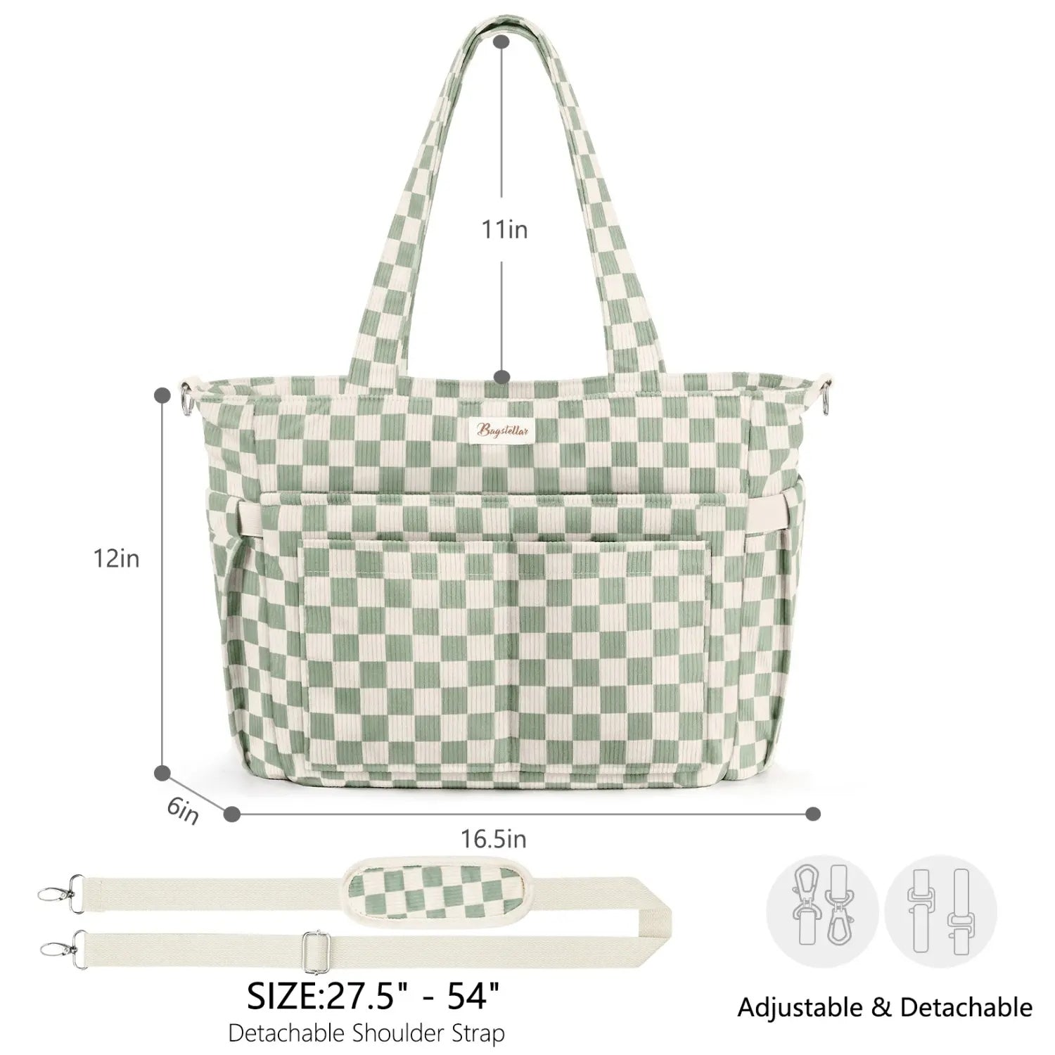 Large Corduroy Tote Bag