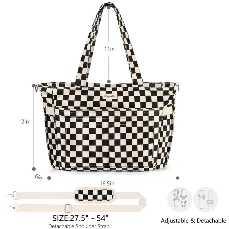 Large Corduroy Tote Bag