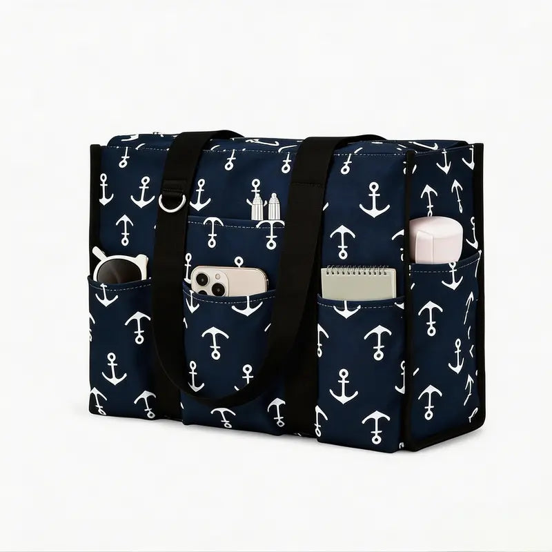 Large Water Resistant Canvas Tote Bag